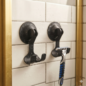 suction cup razor holder set for shower