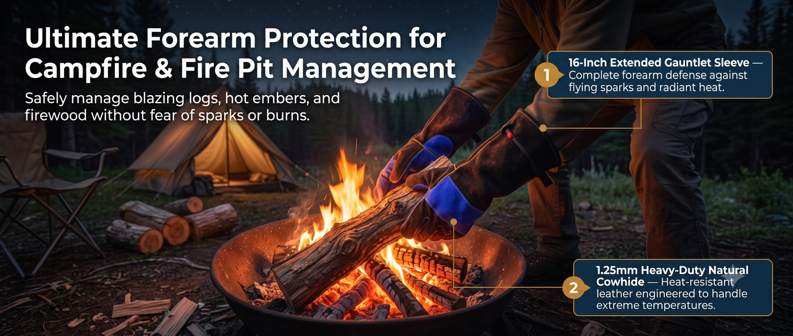 fire gloves for camping